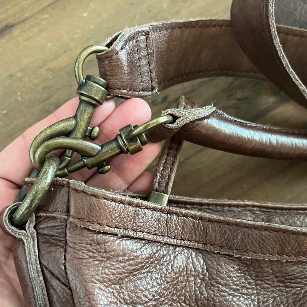 EUC Liebeskind Dark Brown Quilted Shoulder Bag - Picture 7 of 11